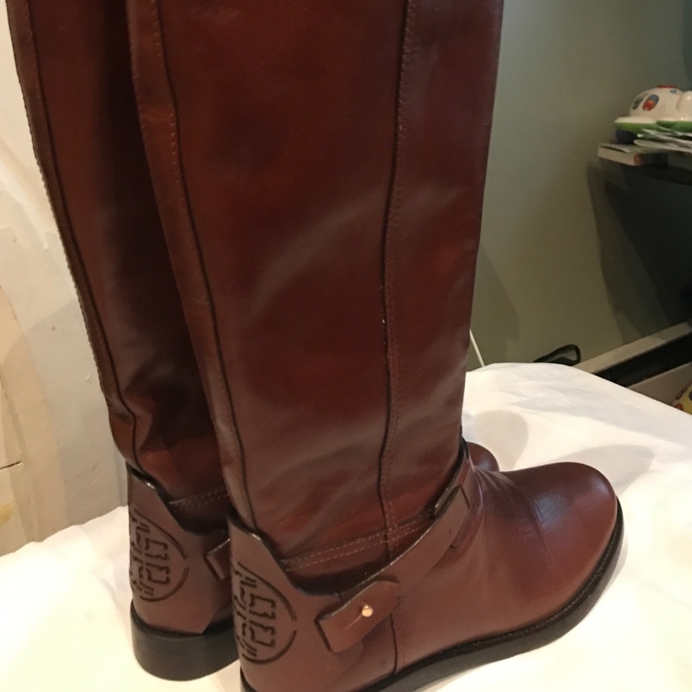 Tory Burch brown riding boot WORN ONCE! Size 6.5